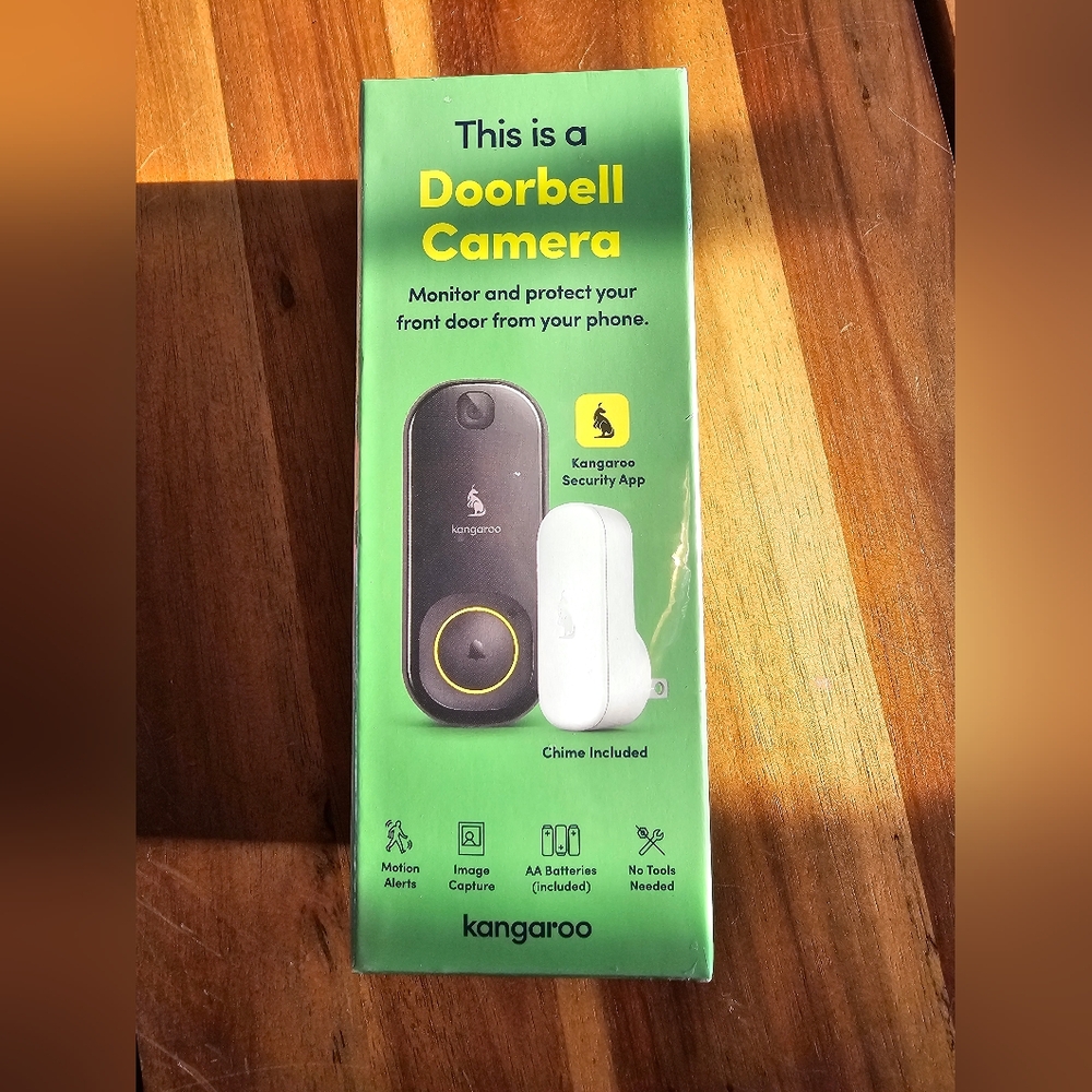 Kangaroo Doorbell Camera |  Chime Included